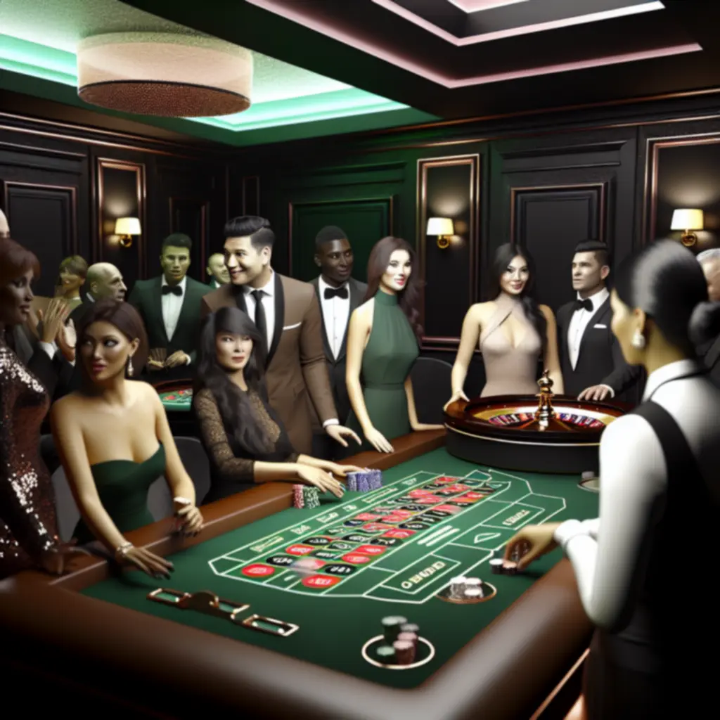 Prywatny wieczór gier: elegancki stół do gry z doświadczonym krupierem w kameralnym otoczeniu