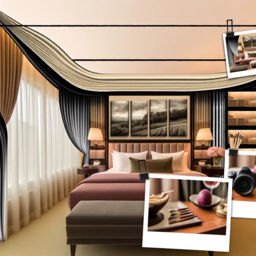 Artystyczne detale pokoi HotellPL: tekstury tkanin, światło i materiały najwyższej jakości.